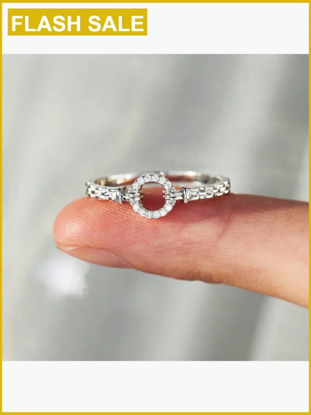925 Sterling Silver Pinky Ring - Stacking Statement Ring for Women
